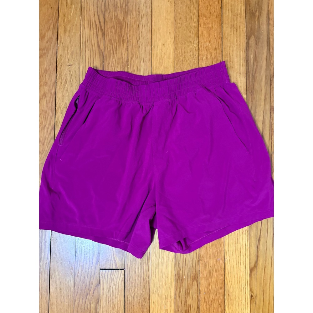 Lululemon Pace Breaker Lined Shorts Magenta Purple Mens Size M LM7BC2S